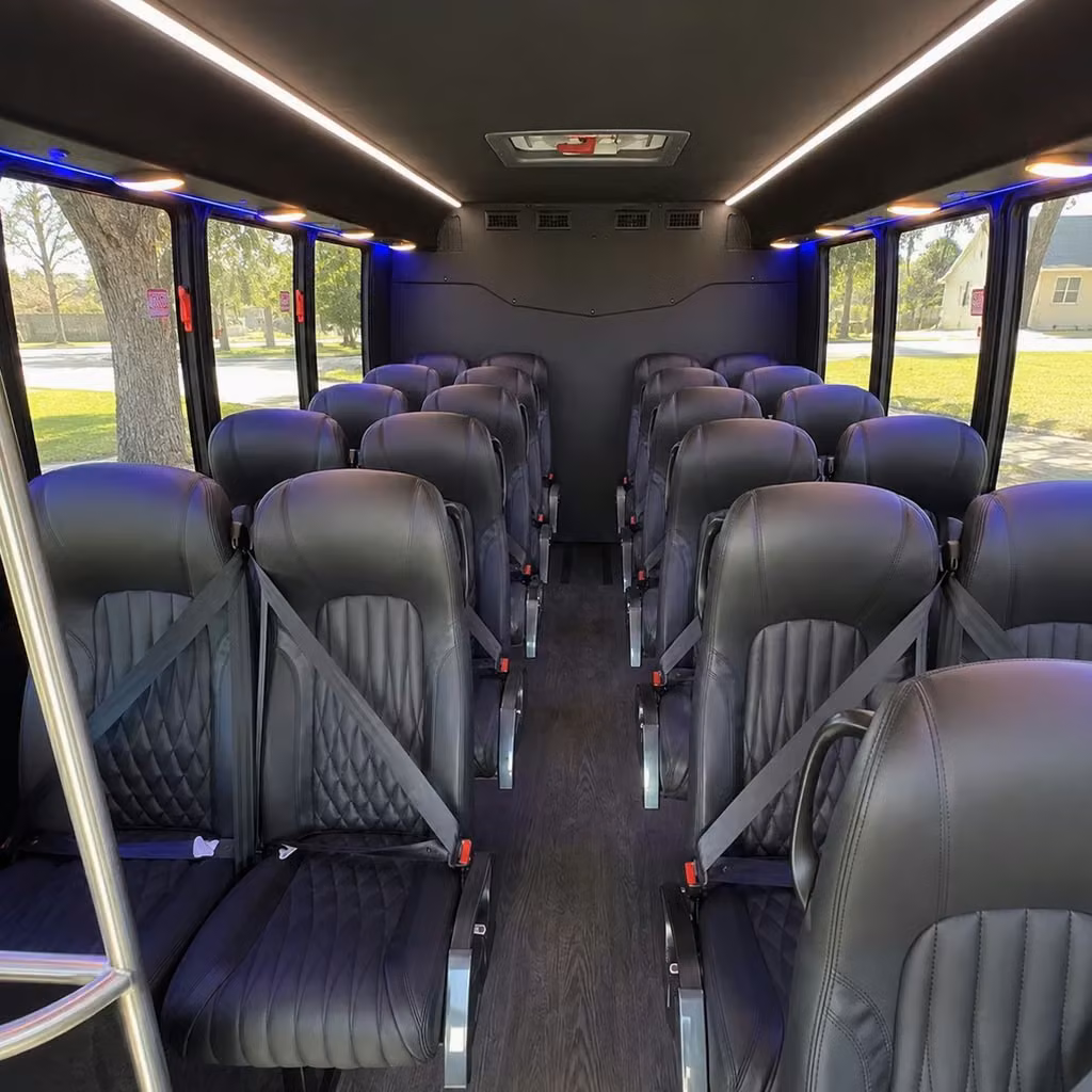 30 passenger minibus inside
