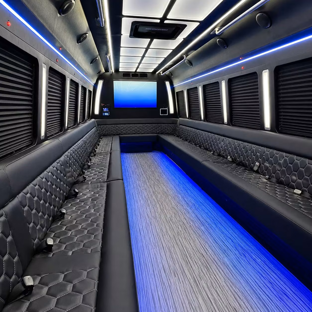 party bus interior