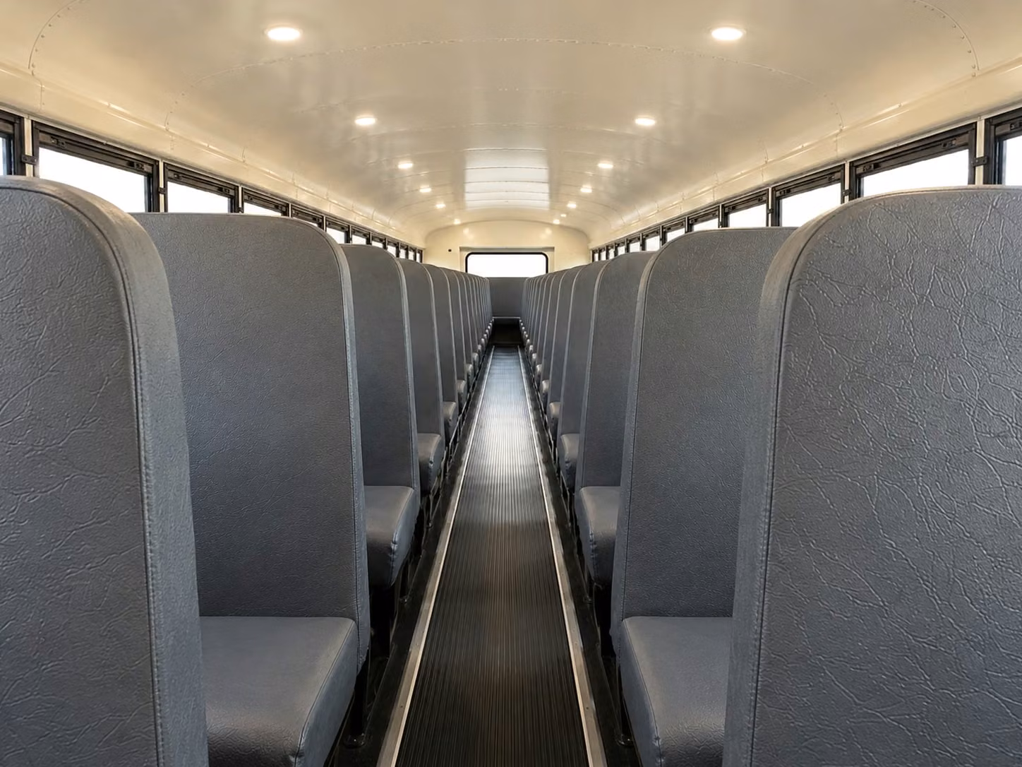 school bus inside