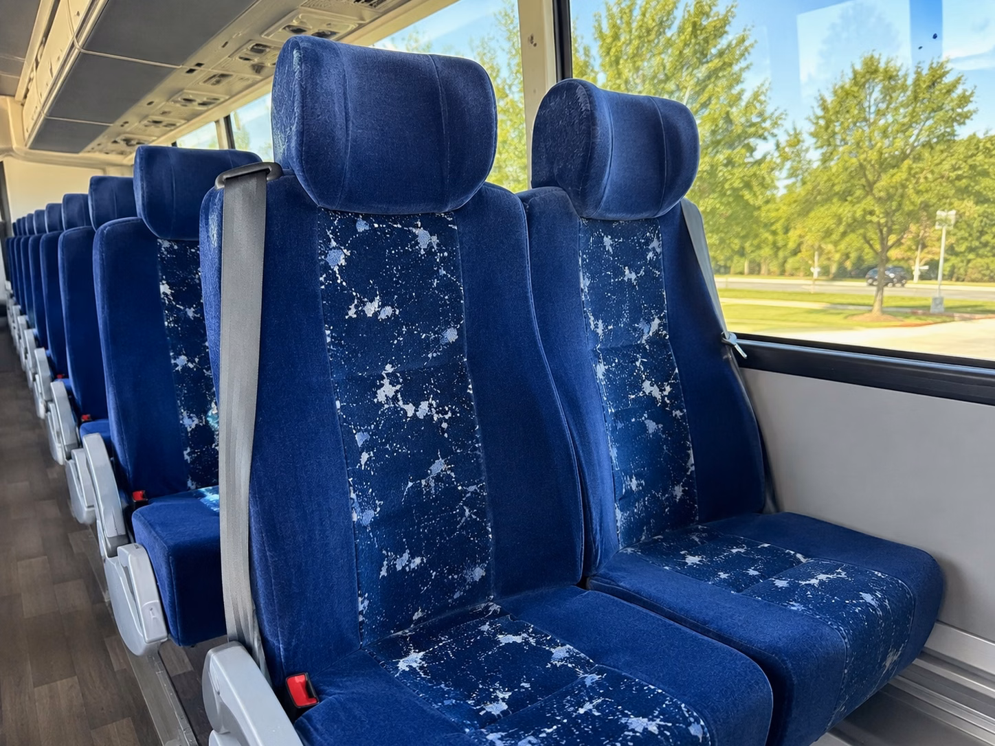 southfield charter bus interior gallery
