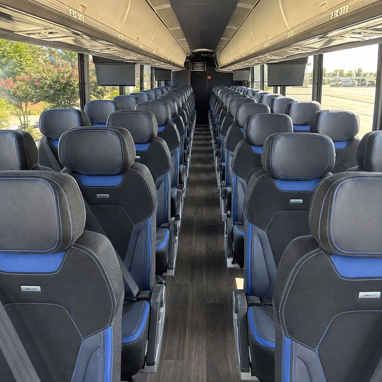 southfield charter bus interior