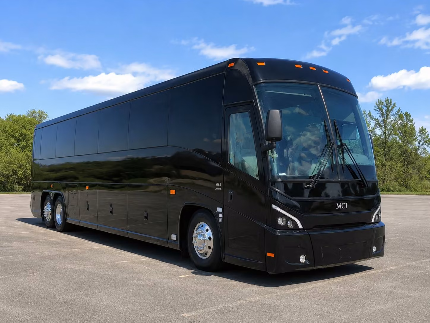 southfield charter bus rental exterior