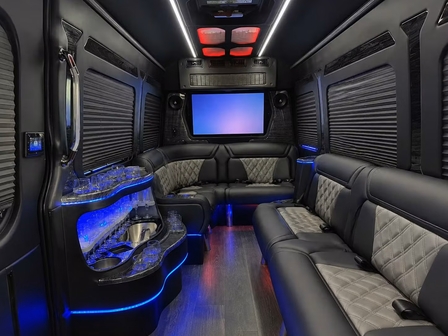 sports team and fan group transportation in southfield